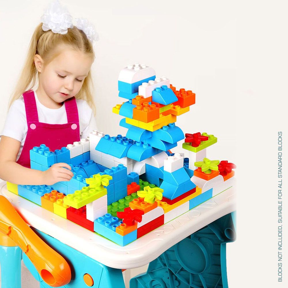 Little Story - 2-In-1 Table & Magnetic Learning Board Set W/ Chair