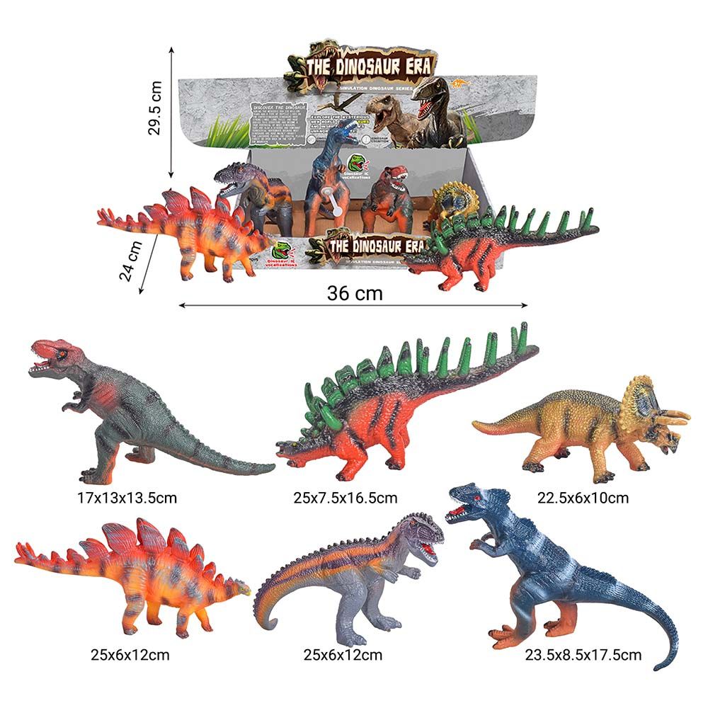 Little Story - Simulated Dinosaur - 6Pcs