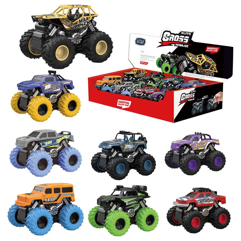 Little Story - Inertia Toy Car Set - 8Pcs