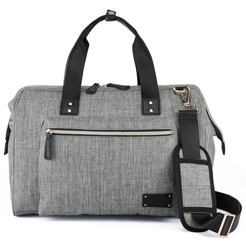 Little Story - Zera Mom Dad Diaper Bag - Grey