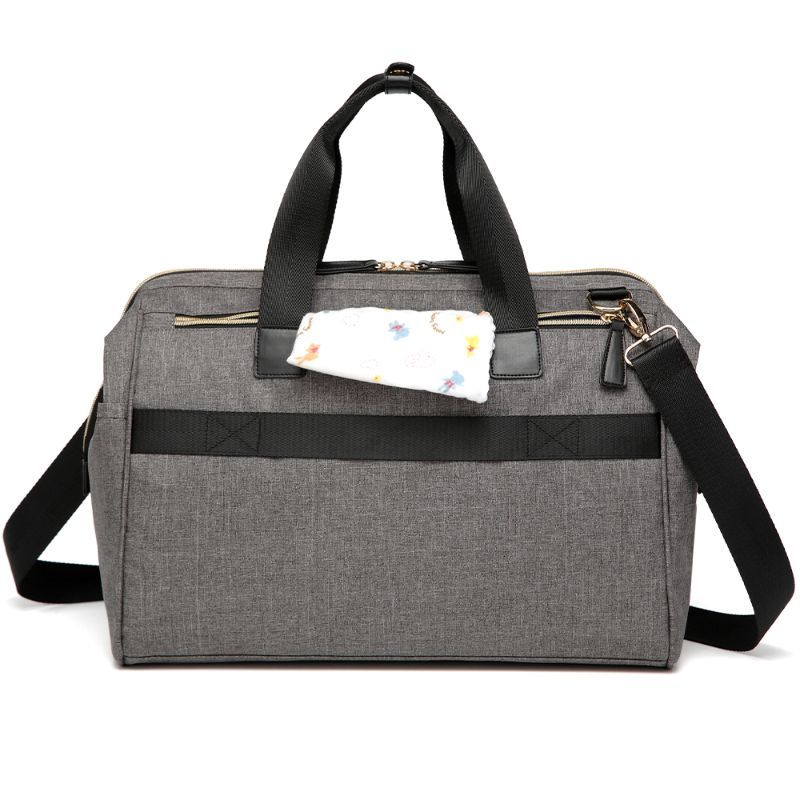 Little Story - Zera Mom Dad Diaper Bag - Grey