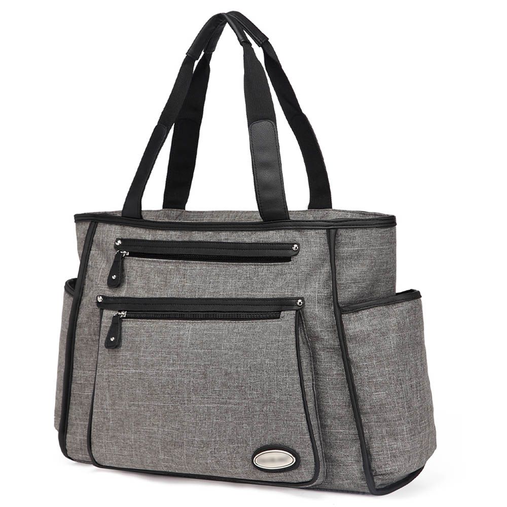 Little Story - Betty Diaper Bag - Grey