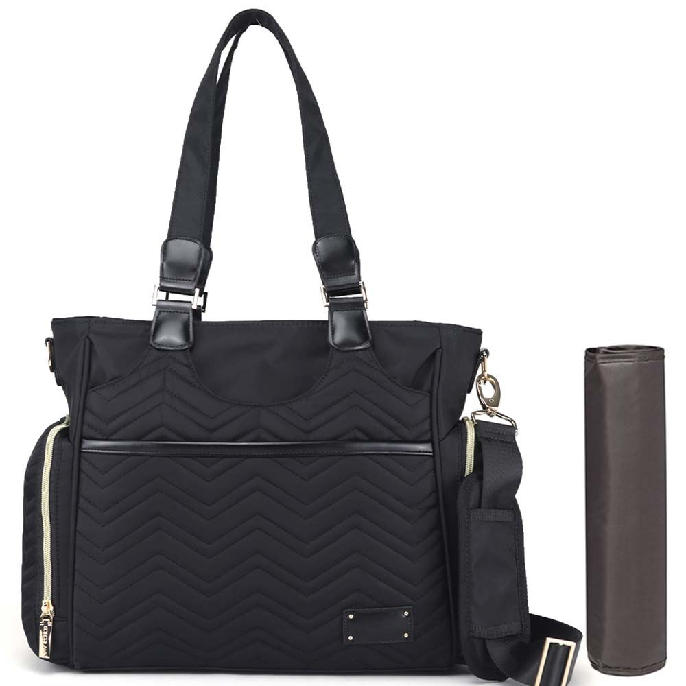 Little Story - Matilda Diaper Bag - Black