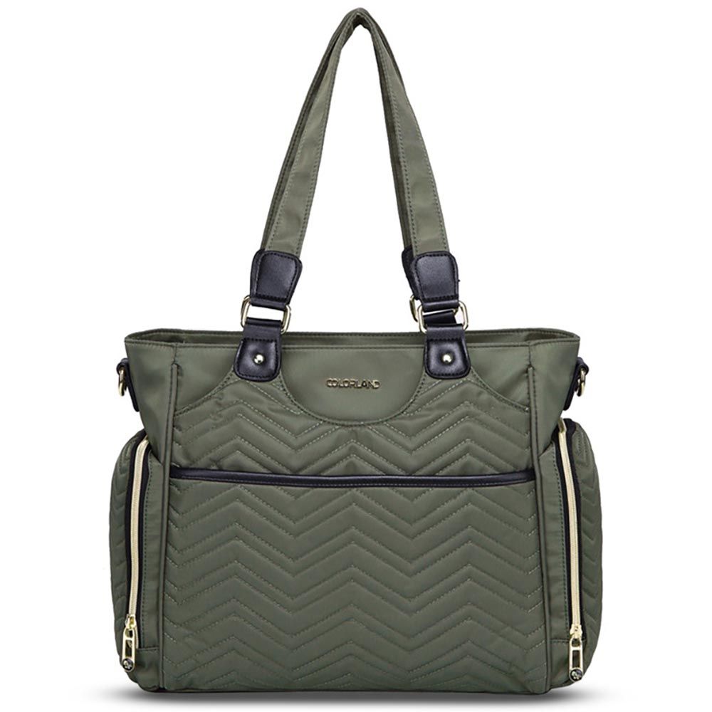 Little Story - Matilda Diaper Bag - Olive Green