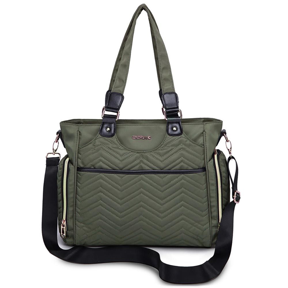 Little Story - Matilda Diaper Bag - Olive Green