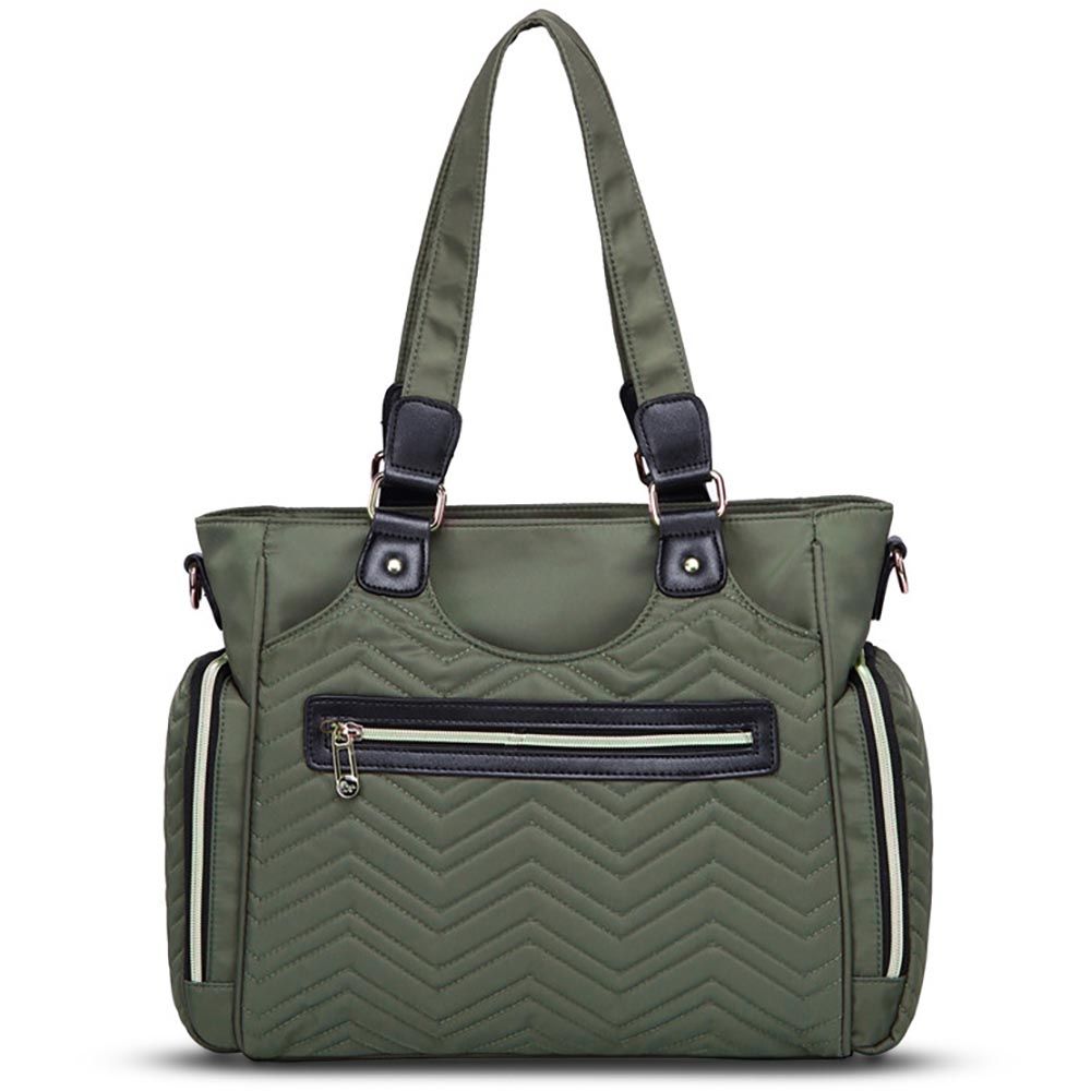 Little Story - Matilda Diaper Bag - Olive Green