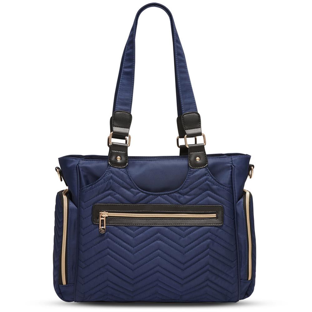 Little Story - Matilda Diaper Bag - Navy Blue