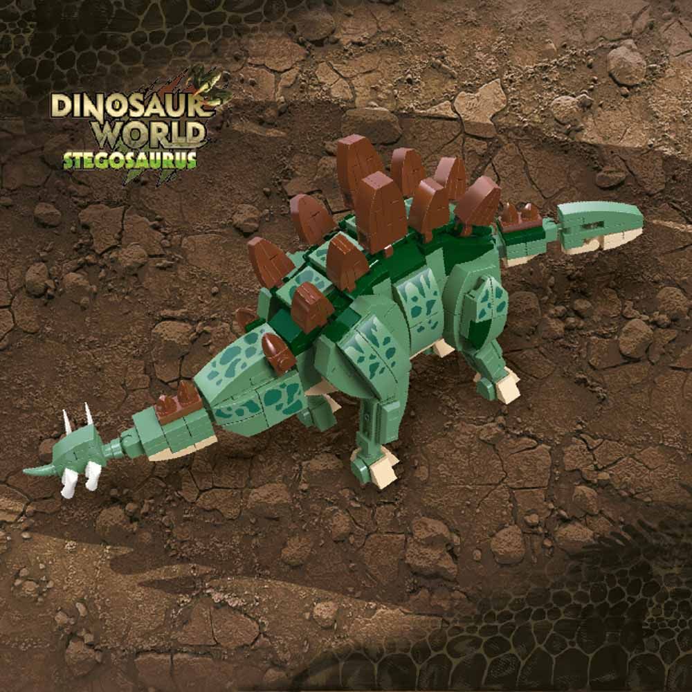 Little Story - Dinosaurs World - Stegosaurus - 322pcs