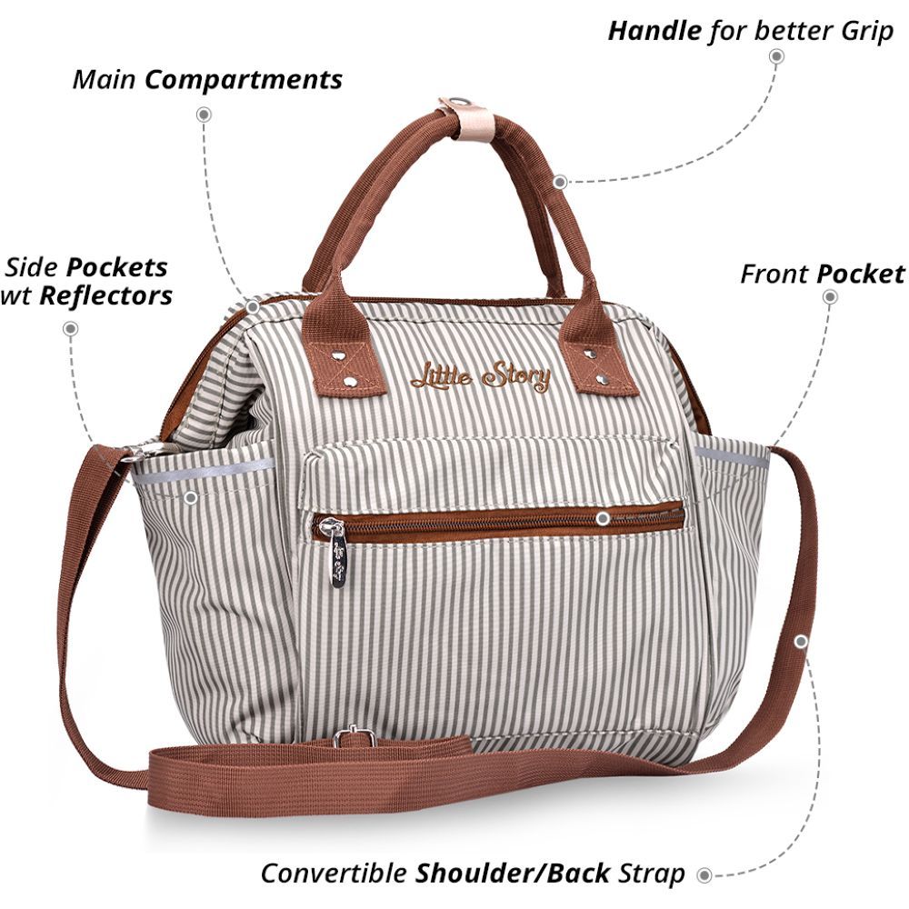 Little Story Ace Diaper Bag - Ivory