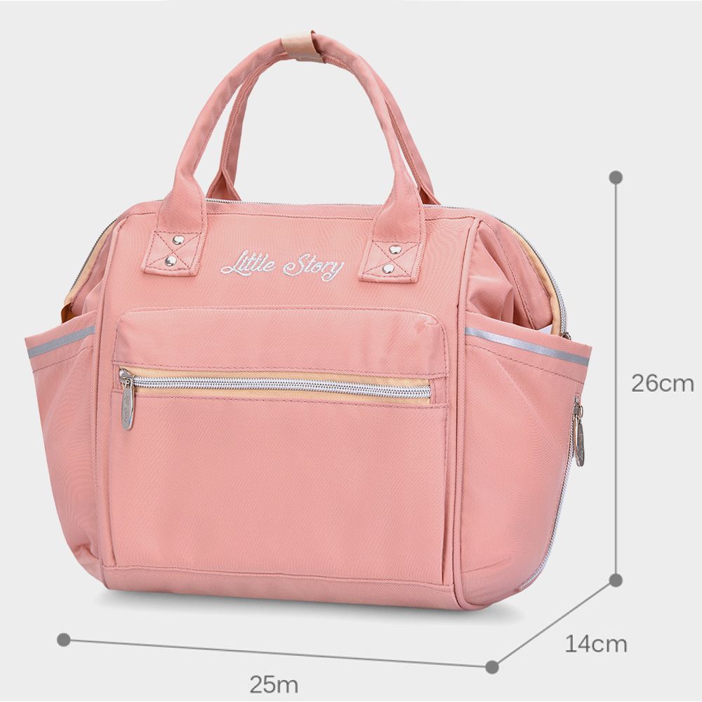 Little Story - Ace Diaper Bag - Pink