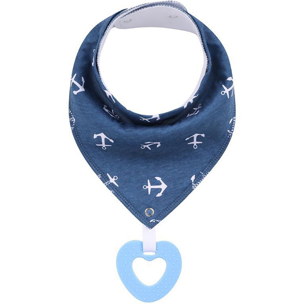 Little Story Bandana Drool Bibs Pack of 2 - Anchors