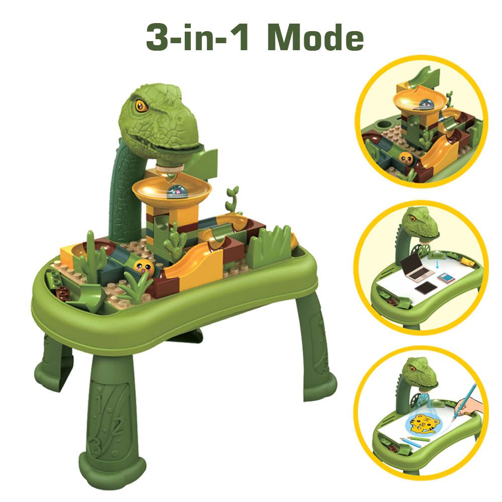 Little Story - Multifunctional Dinosaur Building Block Table