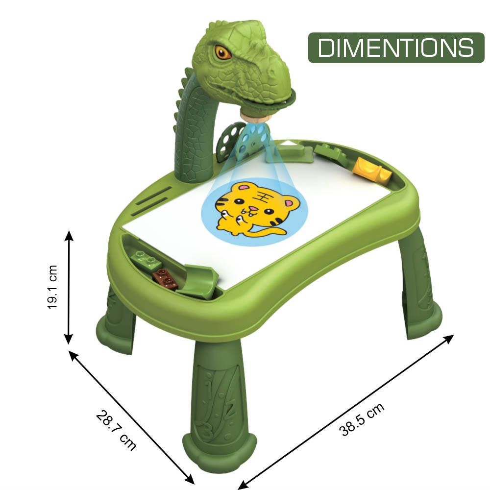 Little Story - Multifunctional Dinosaur Building Block Table