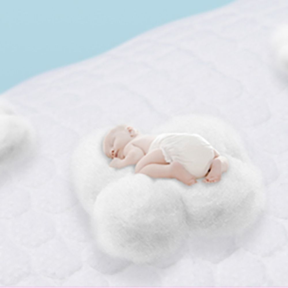 Little Story - Disposable Diaper Changing Mat 100Pcs - White