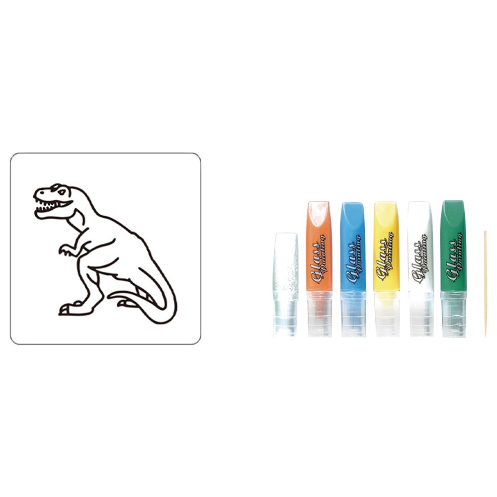 Little Story - DIY Kids Art & Craft 3D Painting Set - Dinosaur