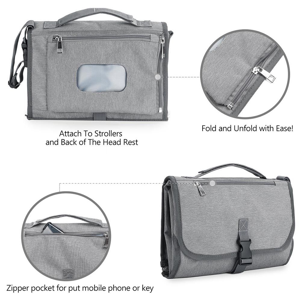 Little Story - Diaper Changing Station Kit - Grey