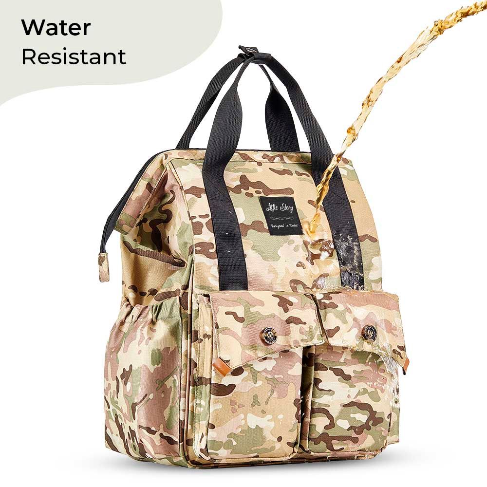 Little Story - Elite Diaper Bag w/ Stroller Hooks - Camouflage