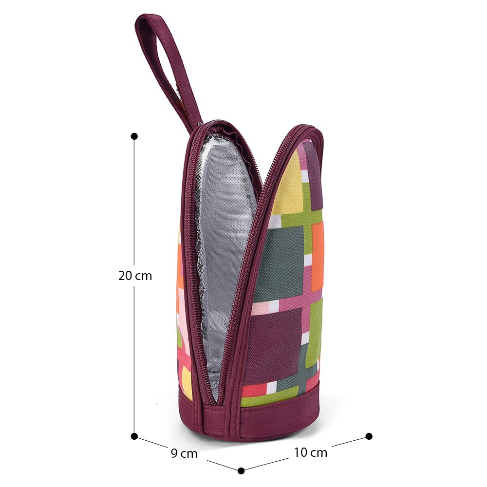 Little Story - Insulated Bottle Bag - Blocks