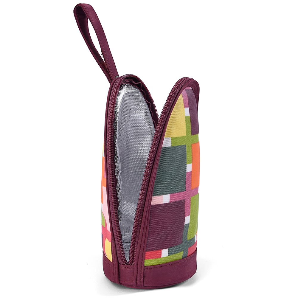 Little Story - Insulated Bottle Bag - Blocks