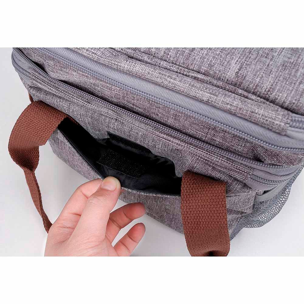 Little Story Insulated Expandable Lunch Bag - Grey