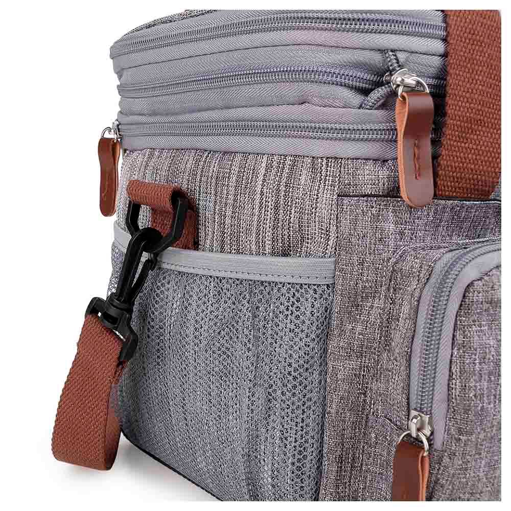 Little Story Insulated Expandable Lunch Bag - Grey