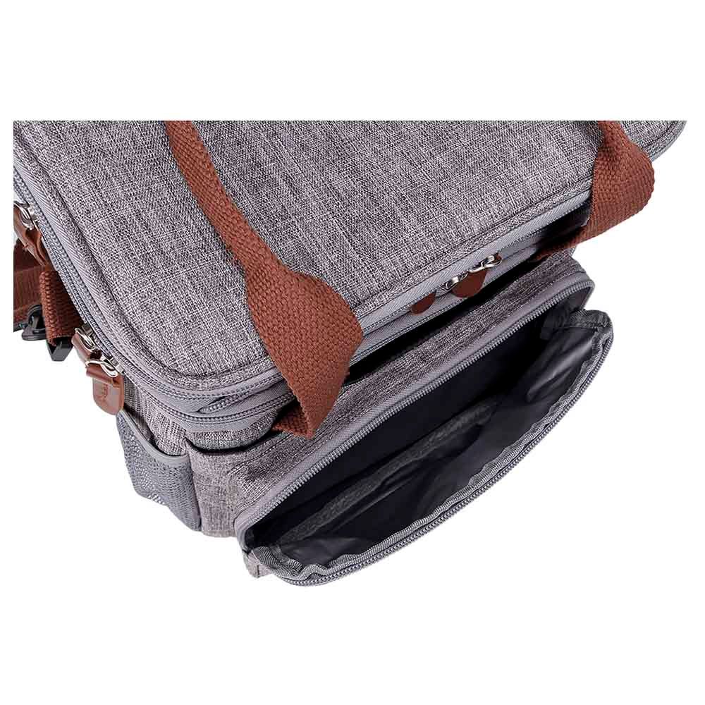 Little Story Insulated Expandable Lunch Bag - Grey