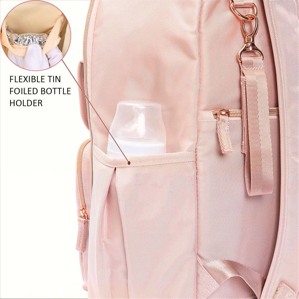 Little Story - Jewel Diaper Backpack - Rose Gold