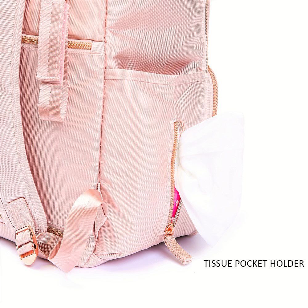 Little Story - Jewel Diaper Backpack - Rose Gold