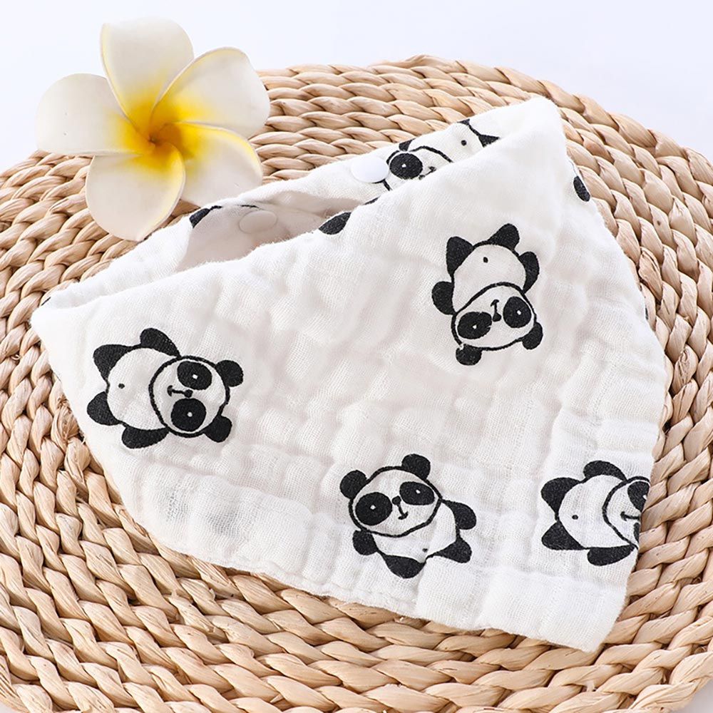 Little Story - Muslin Bandana Bibs Pack of 3 - Jungle Fun