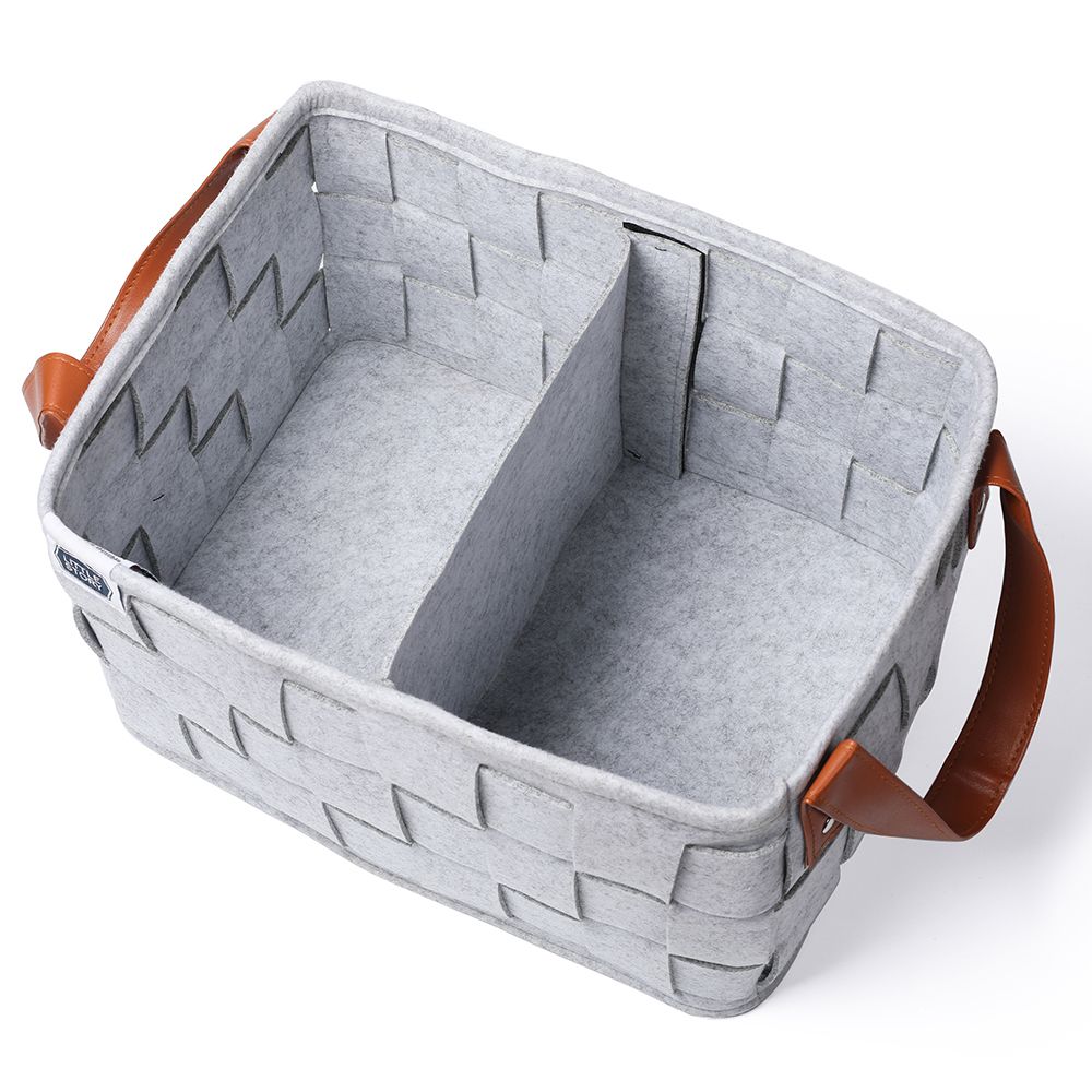 Little Story - Multi-Purpose Laundry Caddy Basket Felt - Grey