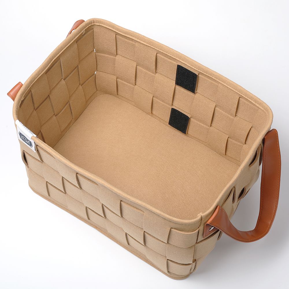 Little Story - Multi-Purpose/Laundry Caddy Basket Felt - Khaki