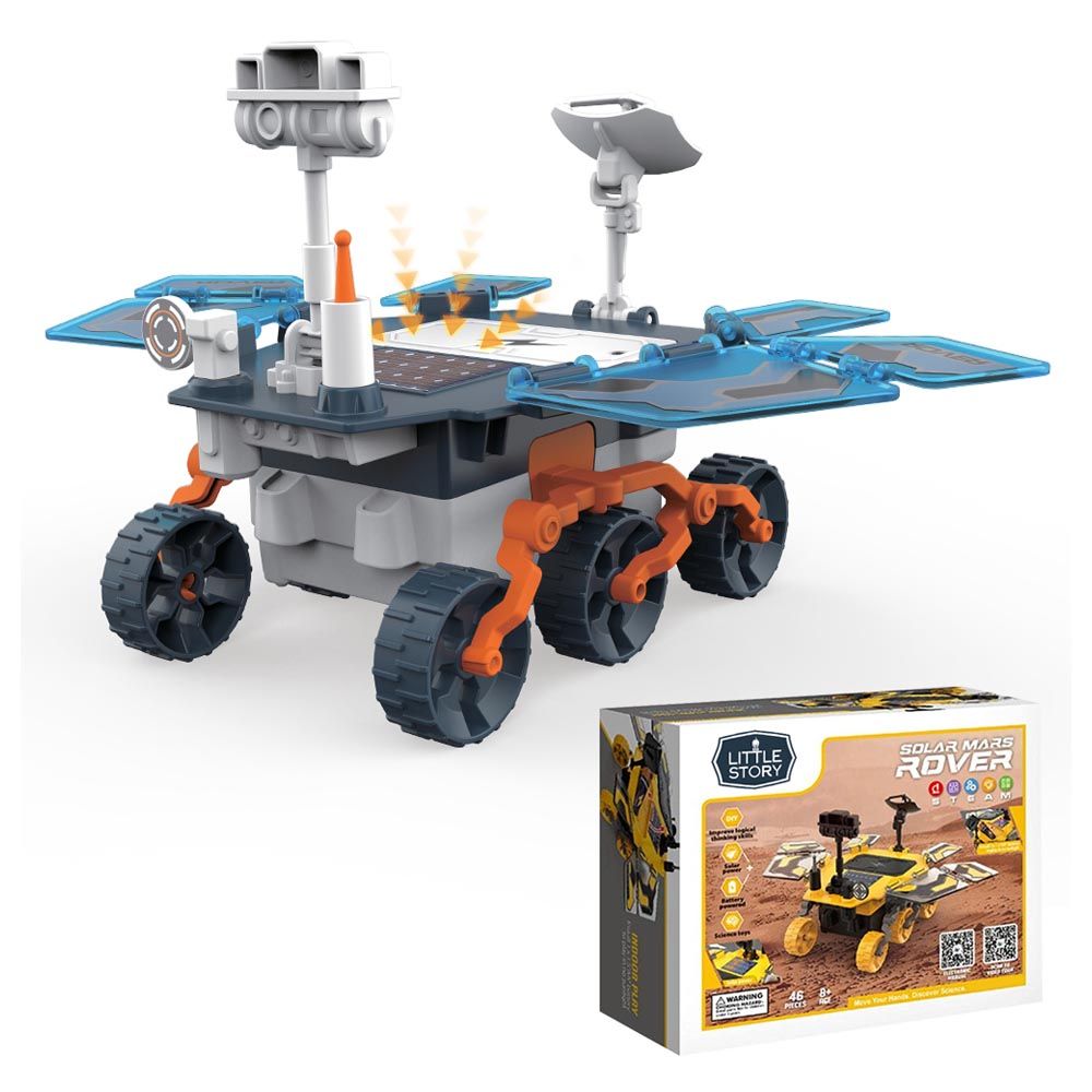 Little Story - Diy Solar Mars Exploration Rover - 46 pcs