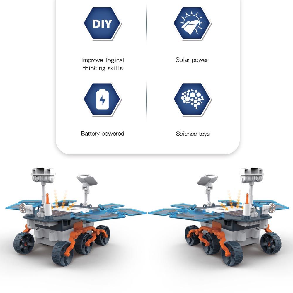 Little Story - Diy Solar Mars Exploration Rover - 46 pcs