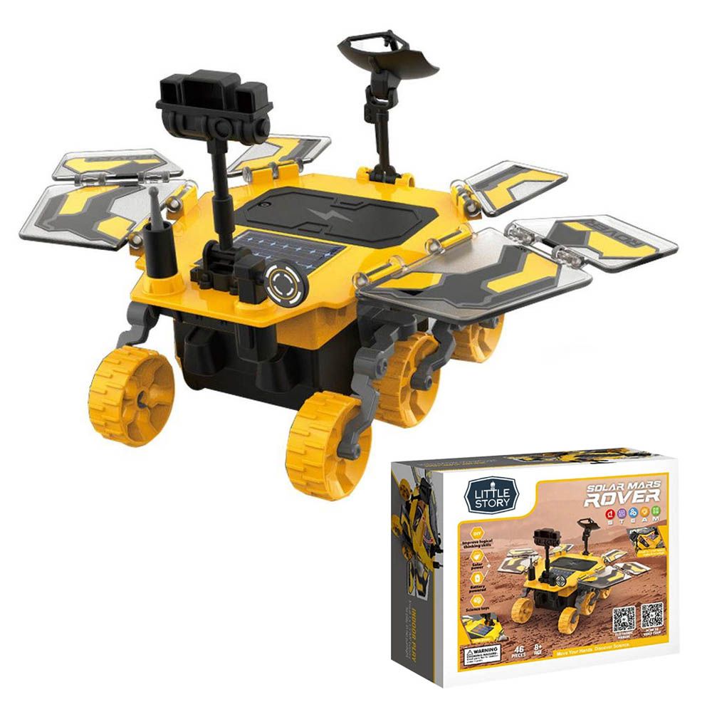 Little Story - Diy Solar Mars Exploration Rover - 46 pcs