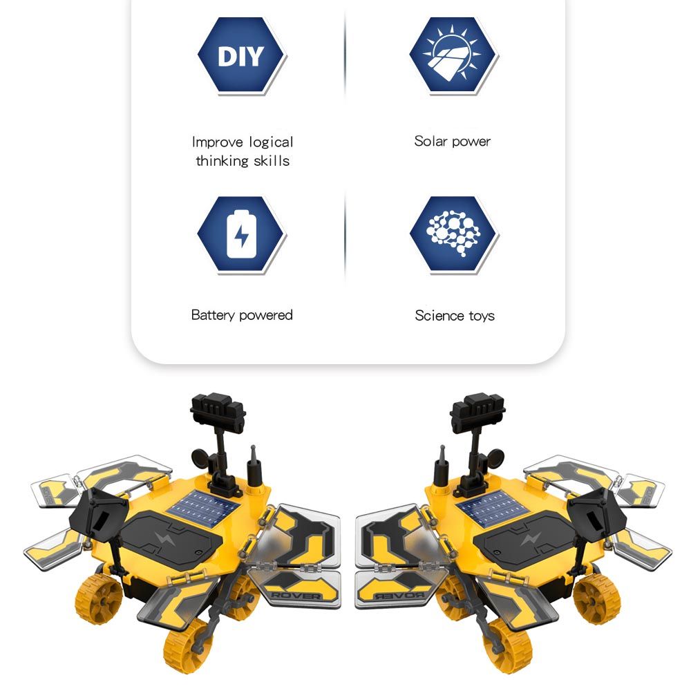 Little Story - Diy Solar Mars Exploration Rover - 46 pcs