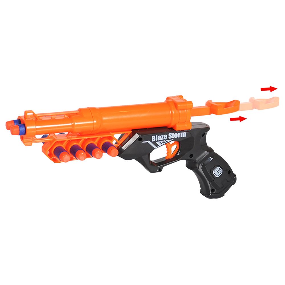 Little Story - Kids Bullet Gun w/ Soft Bullets - 10Pcs - Orange