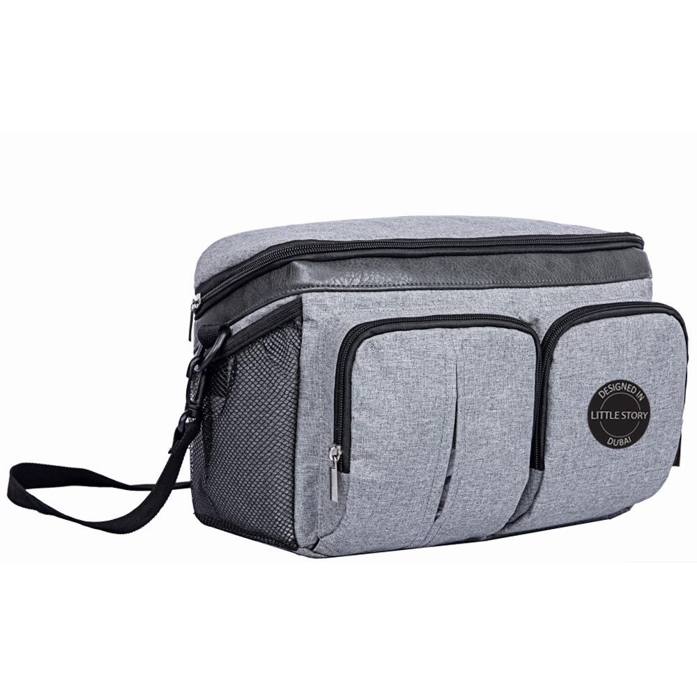 Little Story - Stroller Organizer Travel Bag - Grey