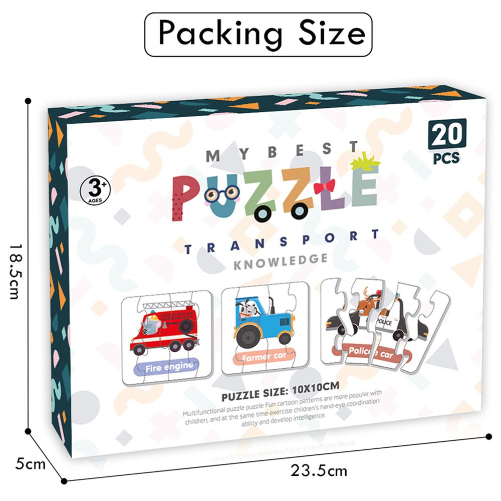 Little Story - 20-in-1 Transport Knowledge Puzzle