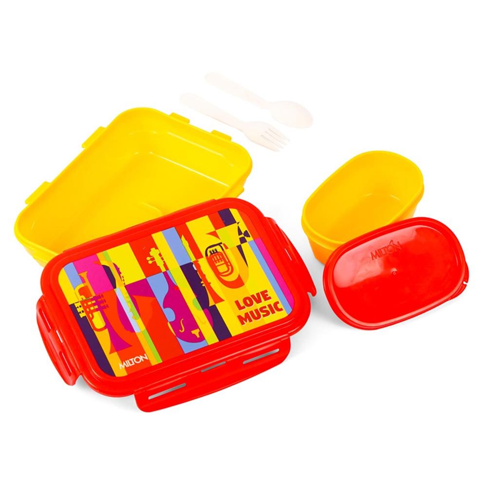 Milton - Fun Treat Lunch Box w/ Container - 1200ml - Yellow