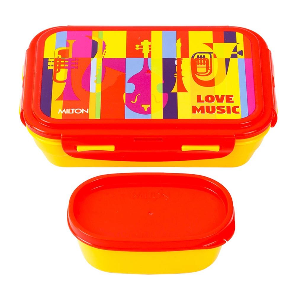 Milton - Fun Treat Lunch Box w/ Container - 1200ml - Yellow