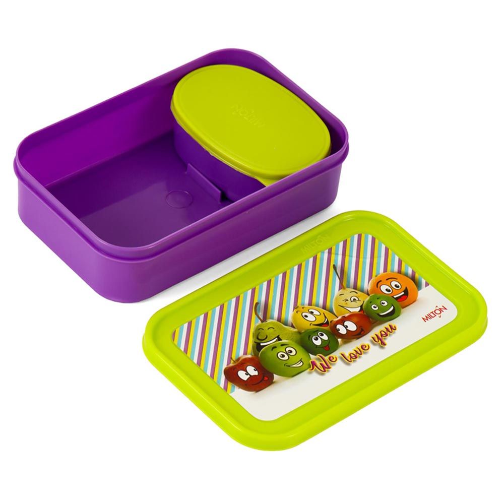 Milton - School Time Lunch Box - Purple