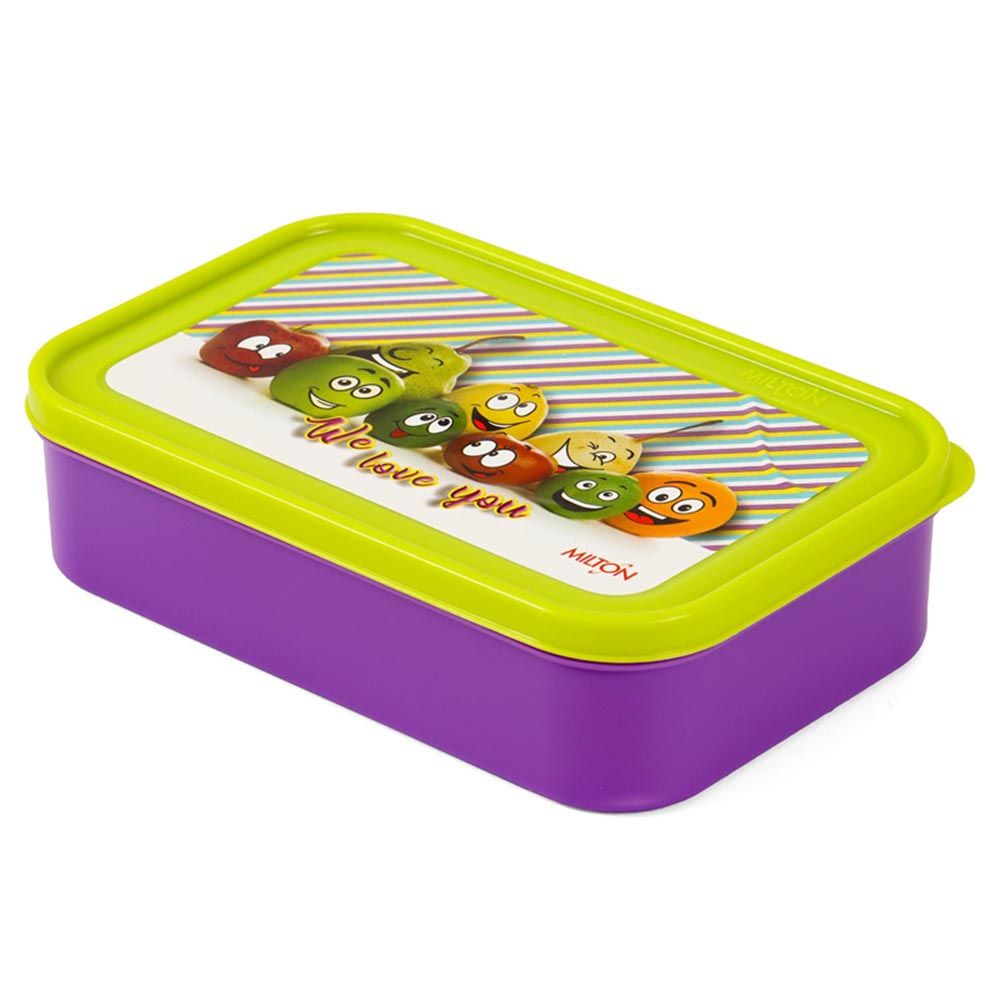 Milton - School Time Lunch Box - Purple