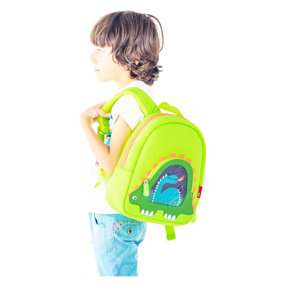 Nohoo - Jungle Stegosaurus Backpack - Green - 11.2-Inch