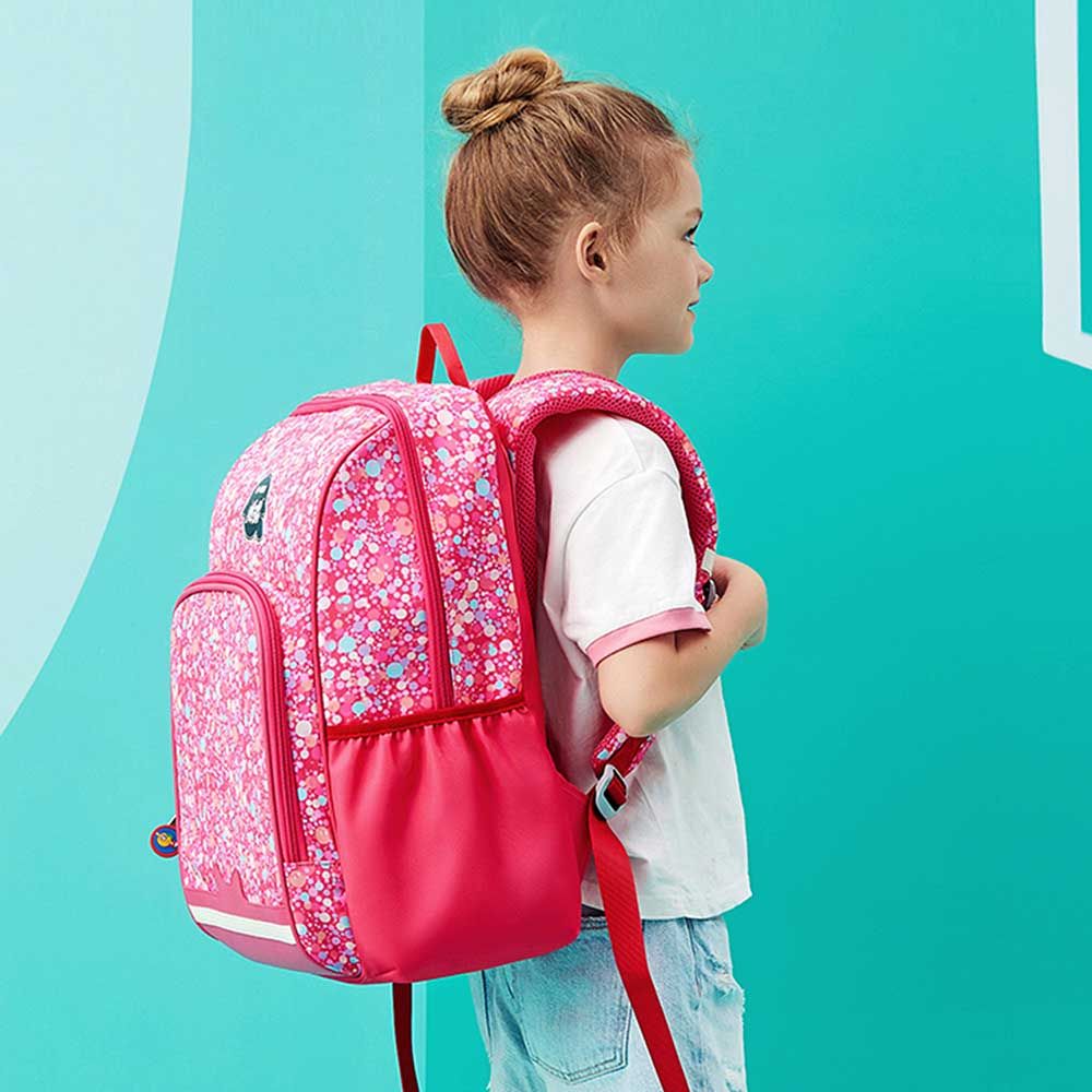 Nohoo - School Bag - 15.8-Inch - Retro Pink