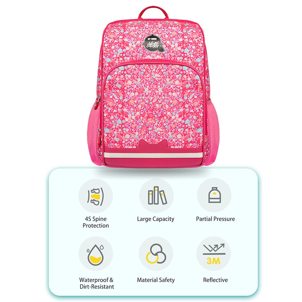 Nohoo - School Bag - 15.8-Inch - Retro Pink