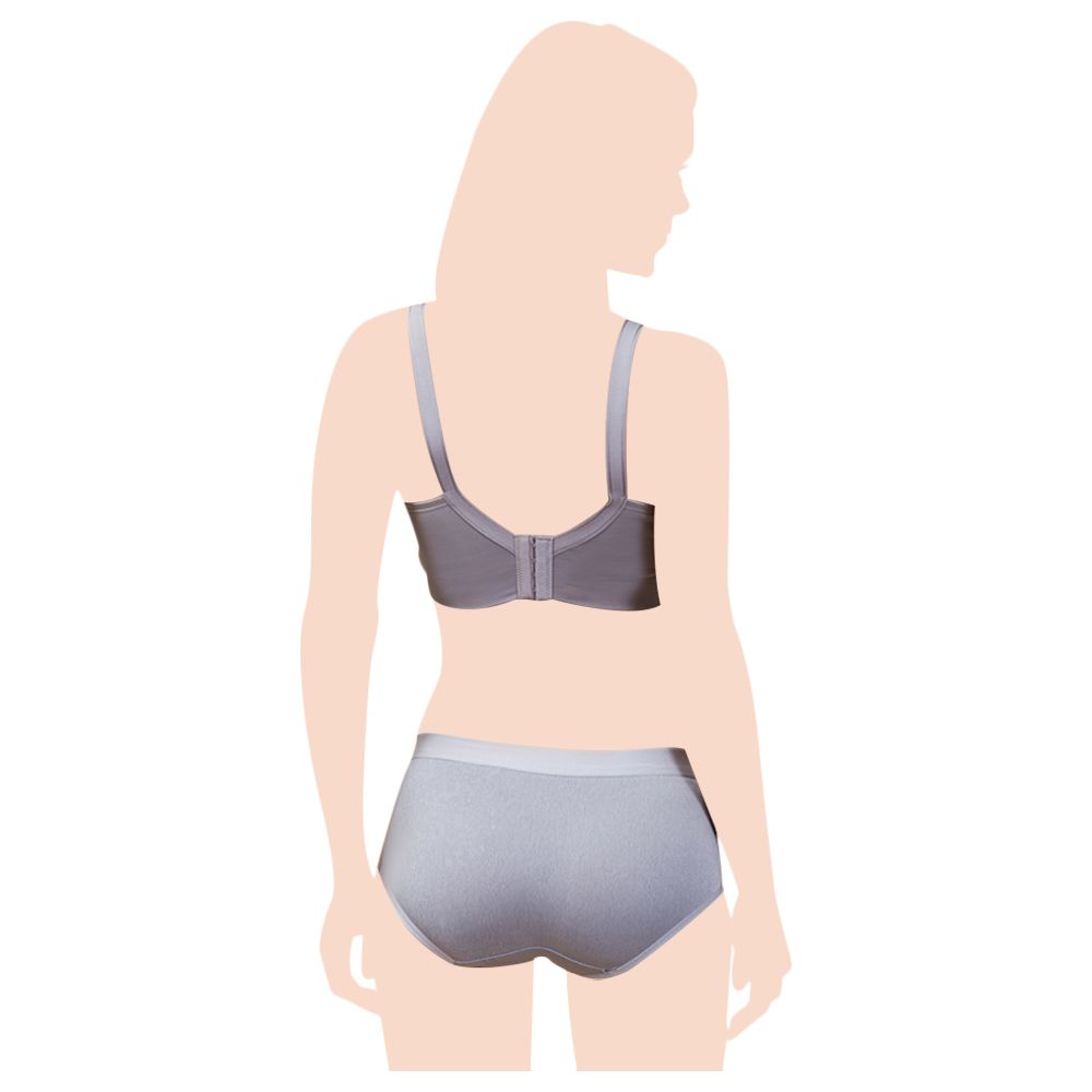 Sunveno - Breastfeeding Nursing Bra - Grey