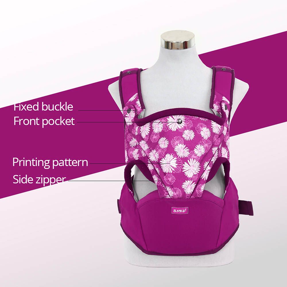 Sunveno - Flower Baby Carrier - Purple