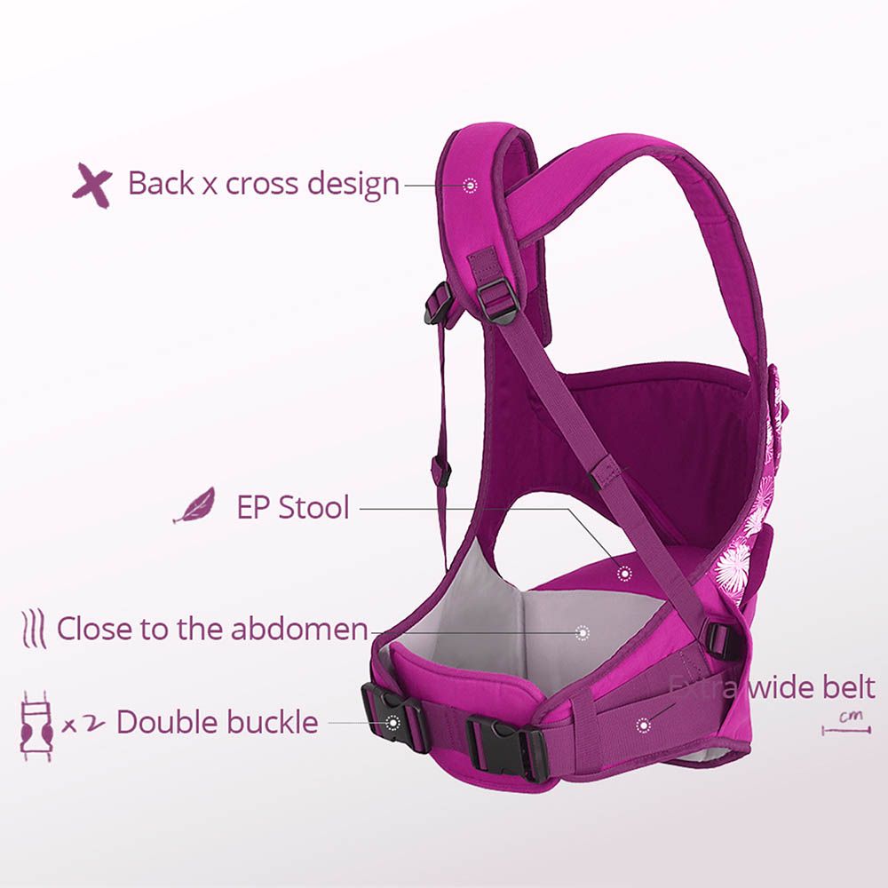 Sunveno - Flower Baby Carrier - Purple