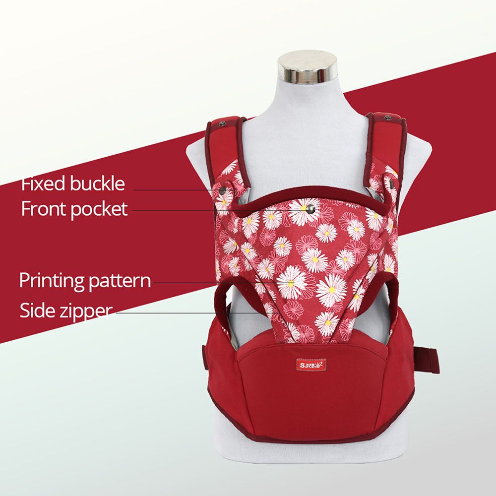 Sunveno - Flower Baby Carrier - Red