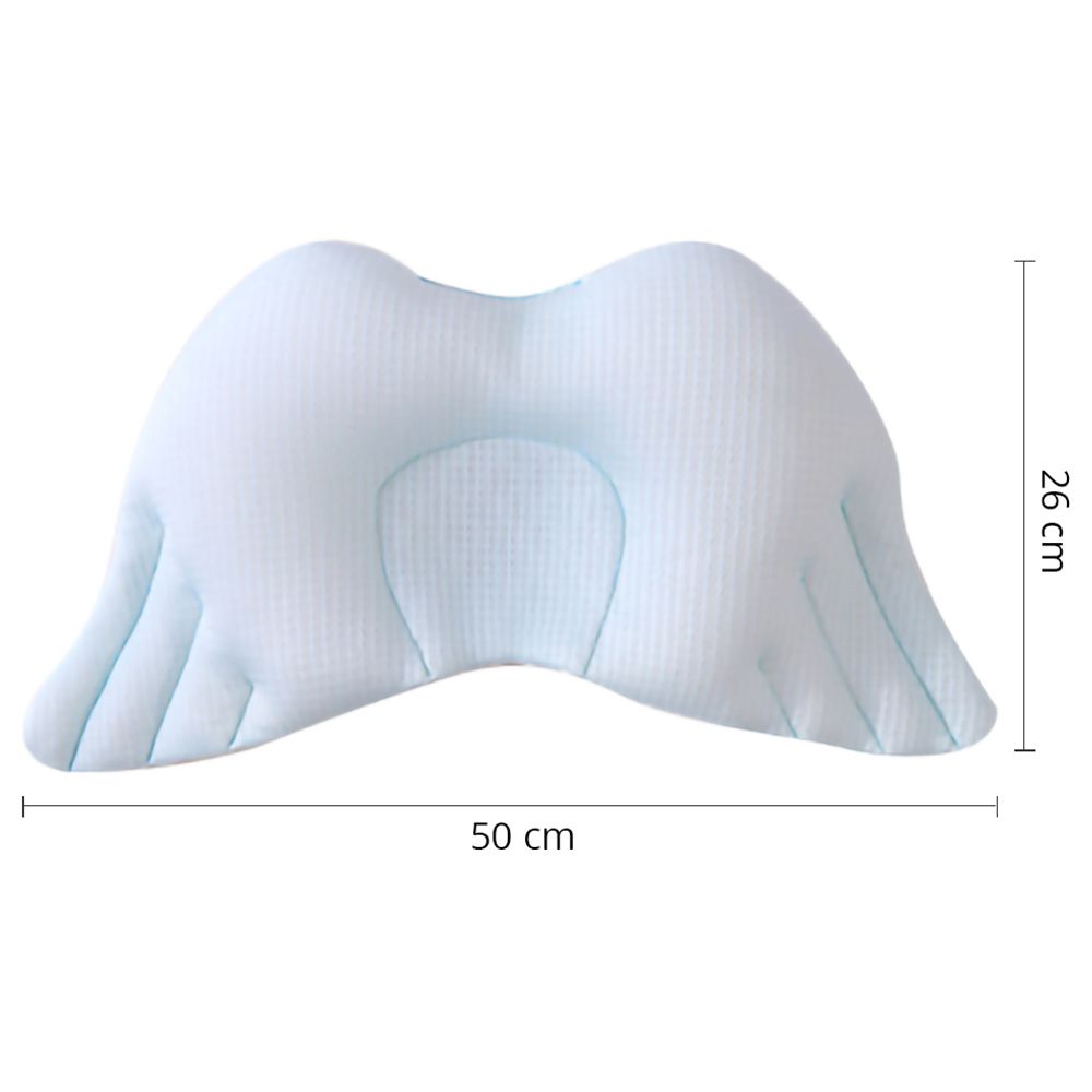 Sunveno - Infant Head Shaper Wings Pillow - Blue